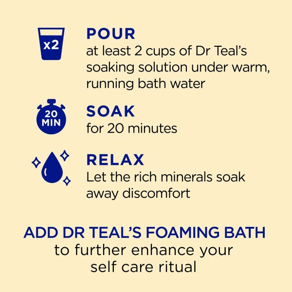 Epsom Salt Magnesium Soak Prebiotic Lemon Balm - Image 3