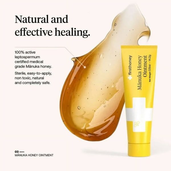 First Honey Manuka Ointment Medical Grade Liquid Wound Antiseptic Dressing - Image 3